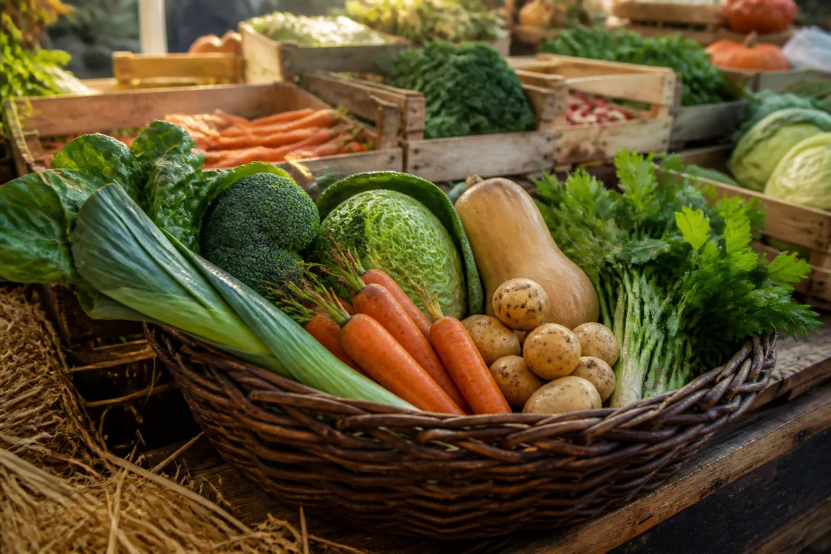 Composer un panier de légumes équilibré