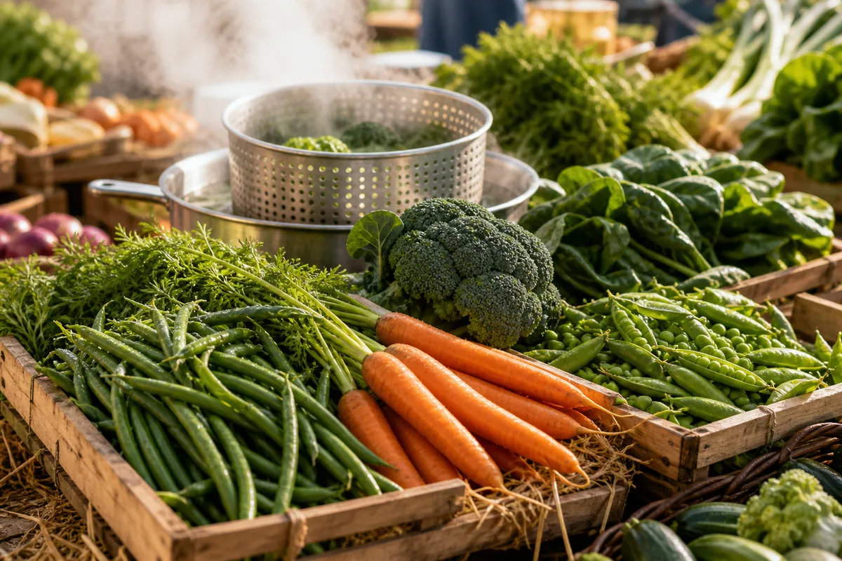 Congeler ses légumes : le rôle du blanchiment
